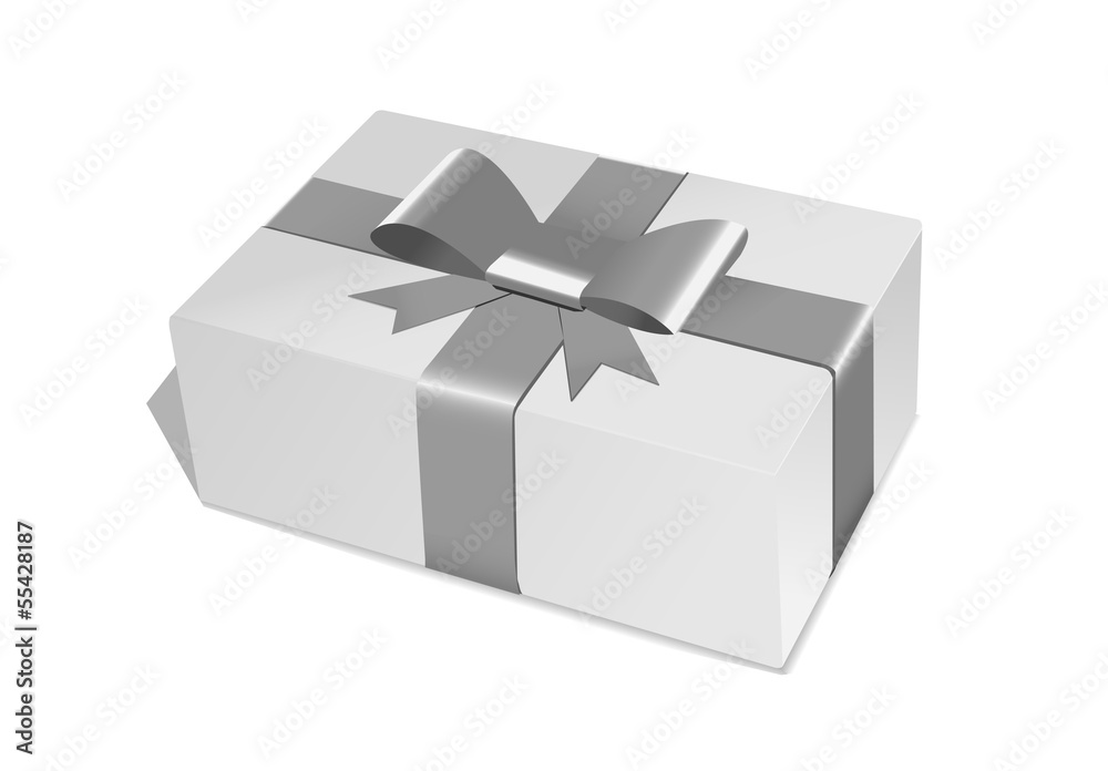 gift box silver