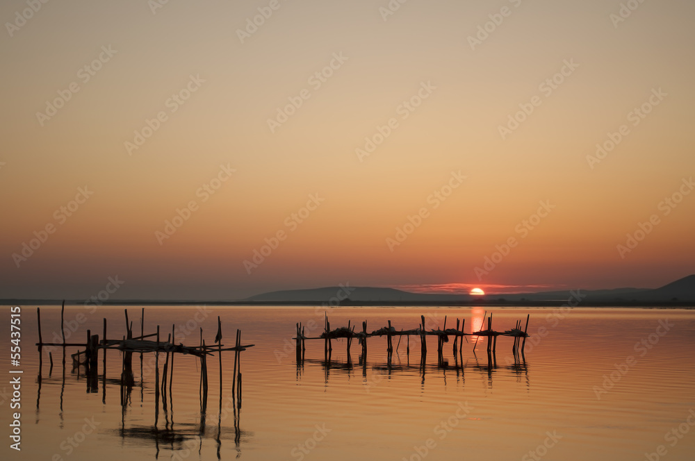 Sunrise on the lake