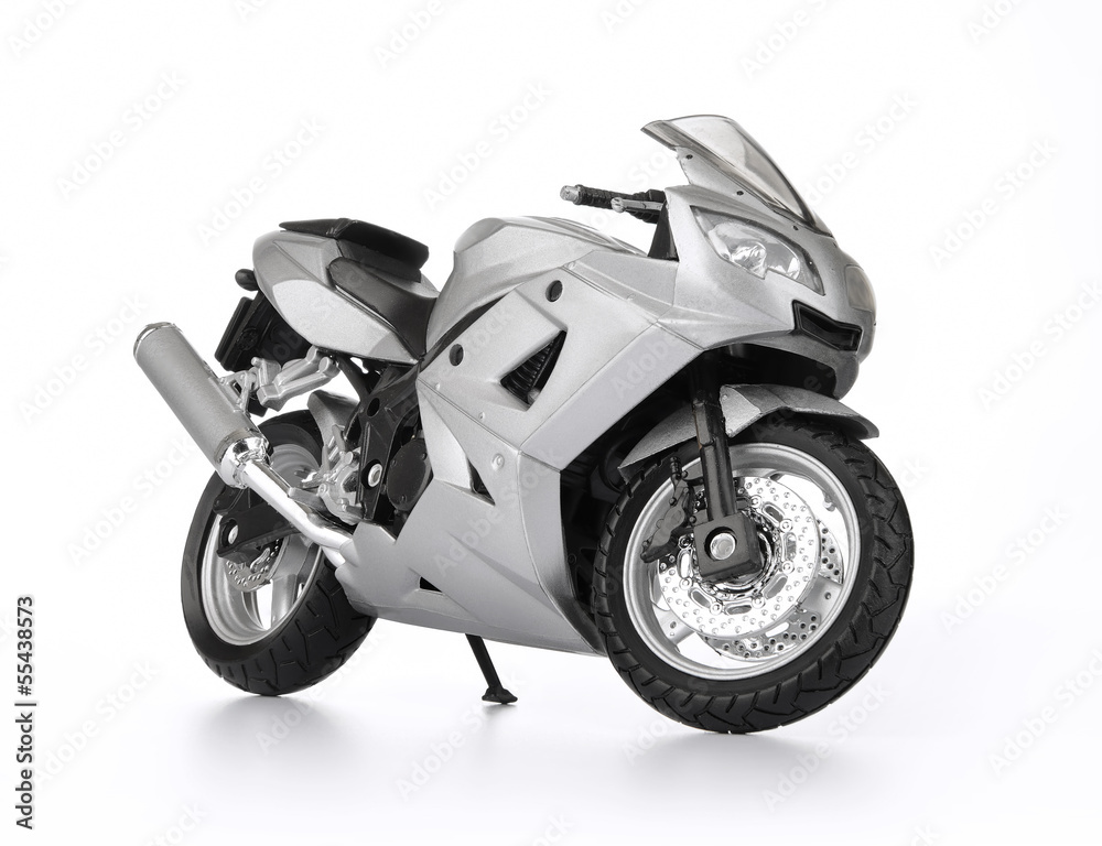 Fototapeta premium Motorcycle on white background