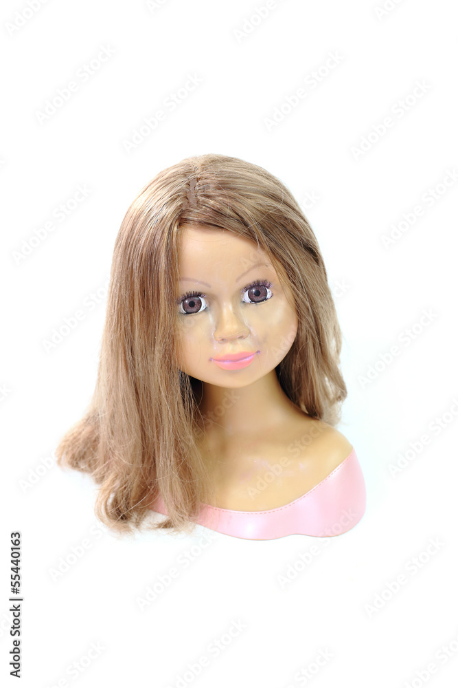 Women Dollhouse isolated white background Women Dollhouse isolated white background