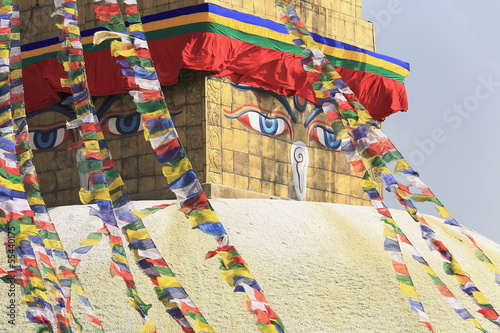 Eyes of the Buddha. Boudhanath-Bodhnath stupa. Kathmandu. 0315 © rweisswald