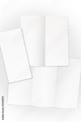 Fotografie mockup folder dinlang wickelfalz