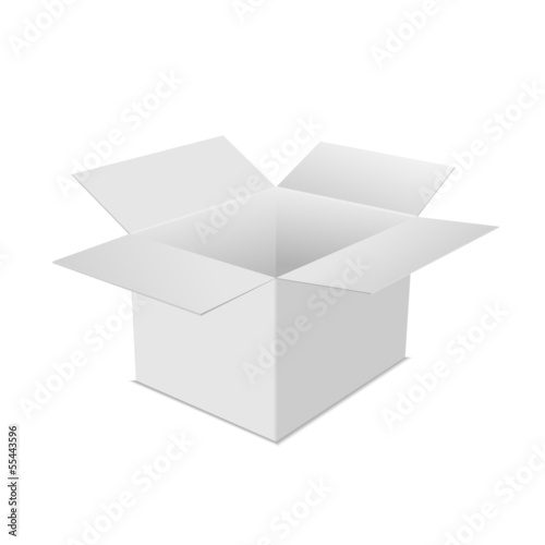 box white open