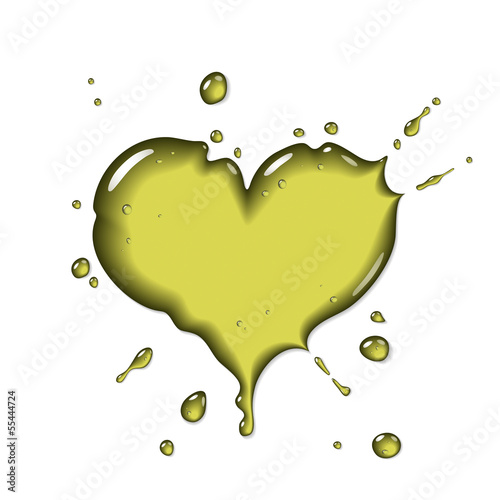 Olive oil splash