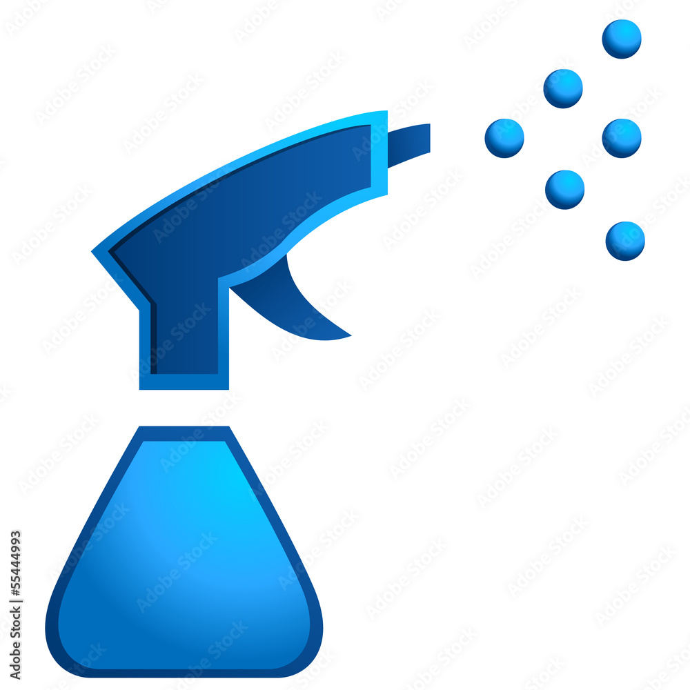 Sprühflasche - Zeichen