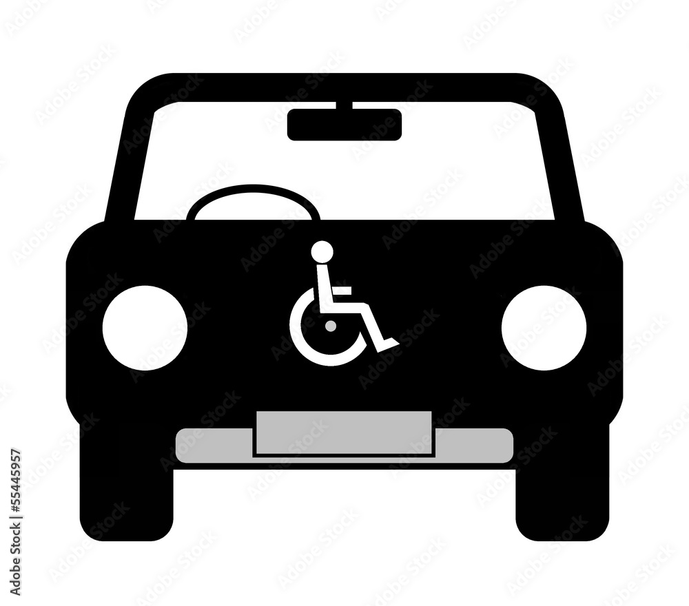 Voiture pour handicapée