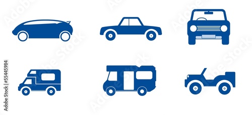 Transports en 6 icônes