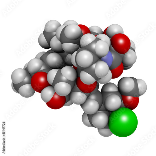 pimecrolimus eczema (atopic dermatitis) drug, chemical structure photo