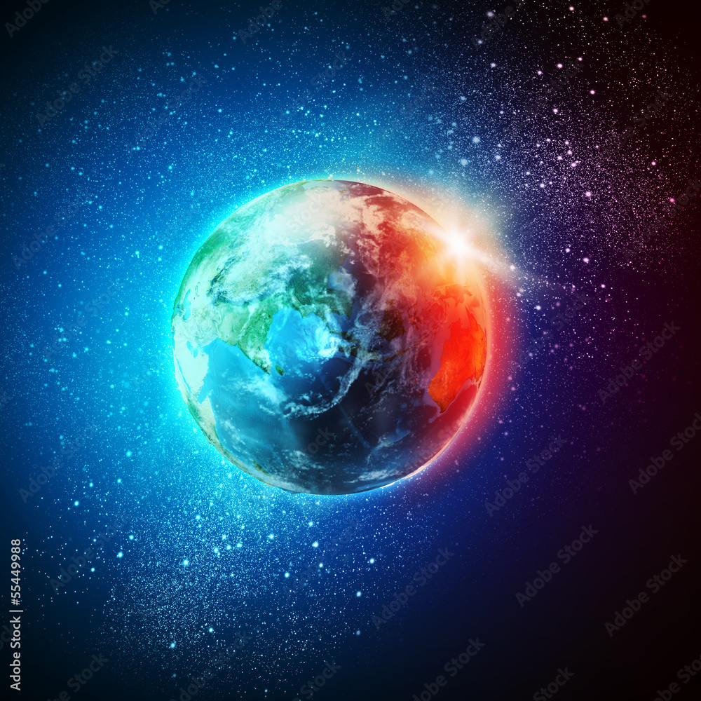 Obraz premium Sunrise or sunset