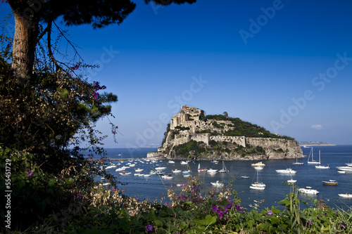 Aragonese castle Ischia island Italy