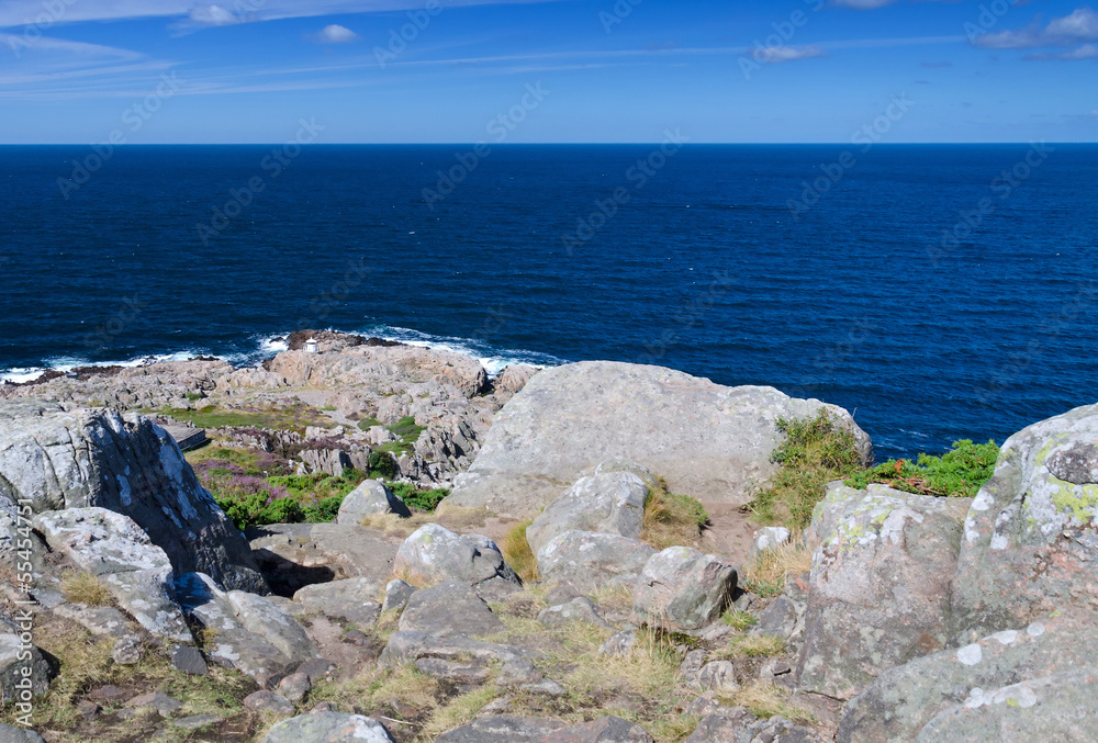 Panorama of Kullen rocky peninsula