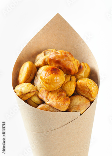 Peeled roasted chestnuts
