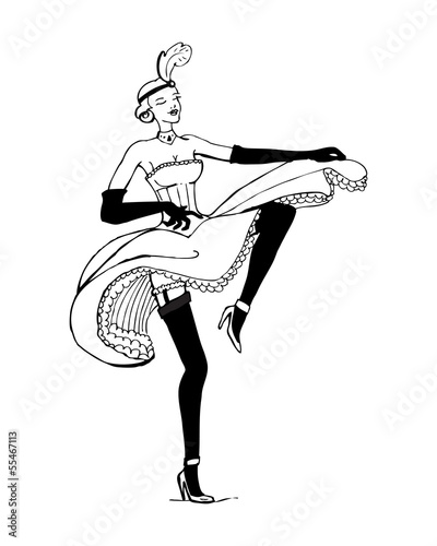 Can can dancer