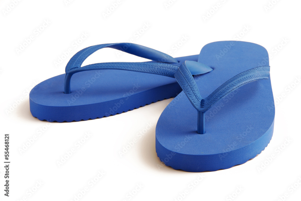 Blue Sandals with soft shadow Blue Sandals with soft shadow