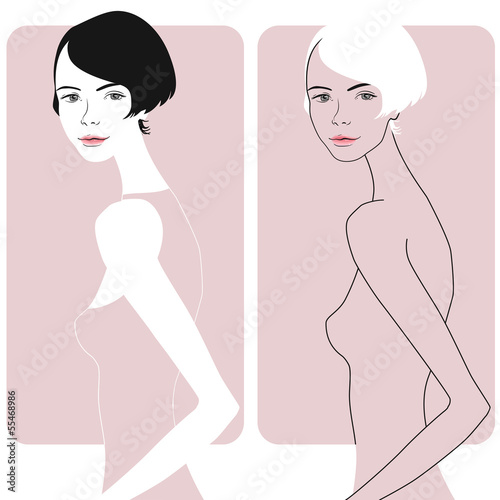 retro girl