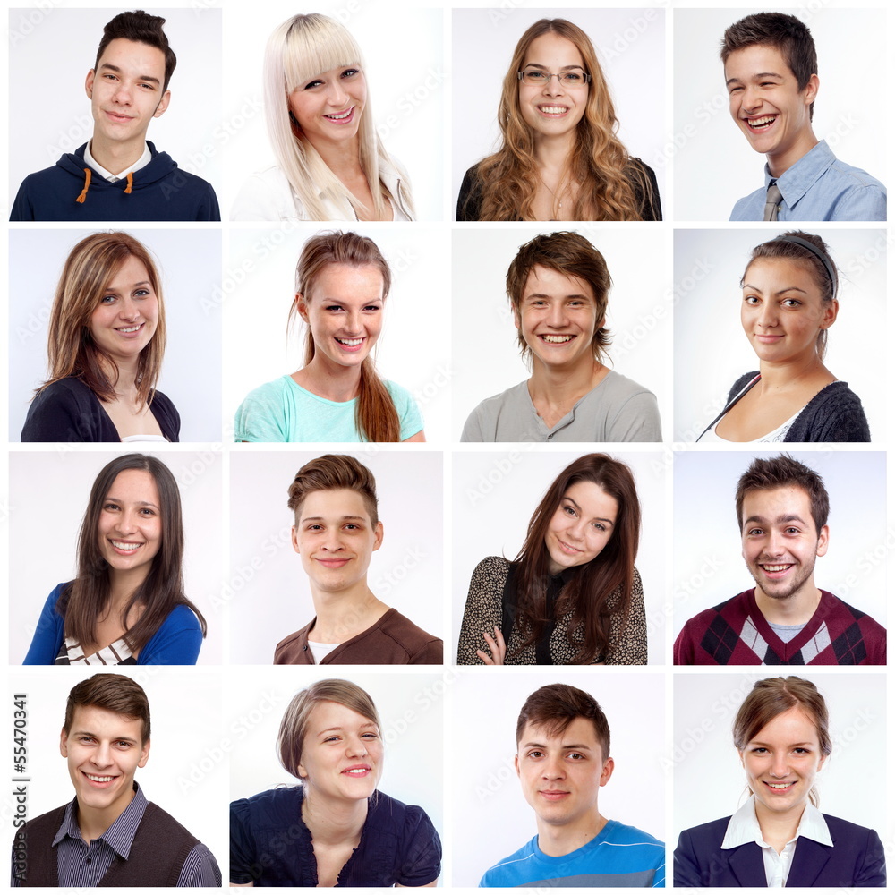 Smiling faces Smiling faces