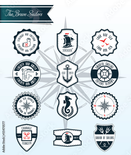 Sea Badges and Labels