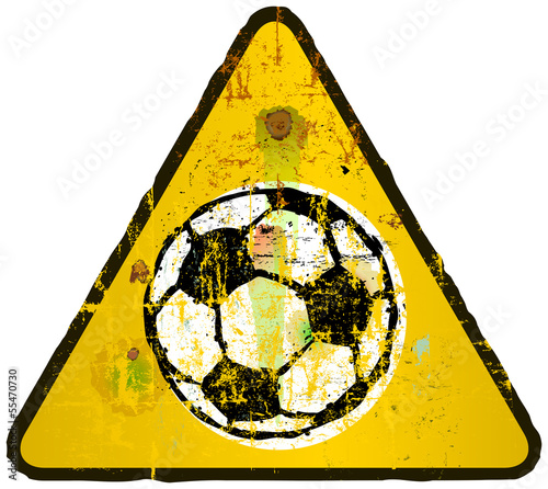 soccer / football sign, vector