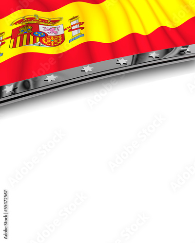 Designelemen Flagge Spanien photo