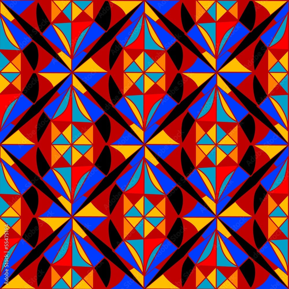 Kaleidoscope Seamless pattern Kaleidoscope Seamless pattern