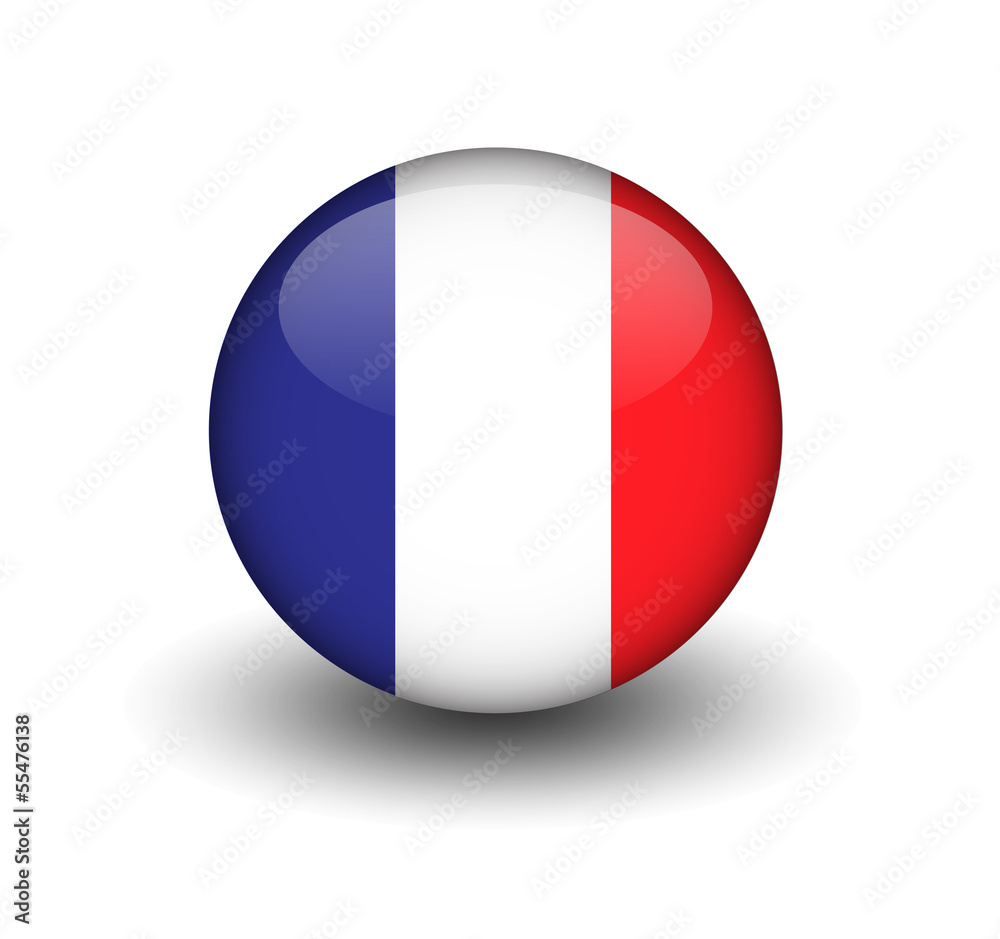 flag france - obrazy, fototapety, plakaty 