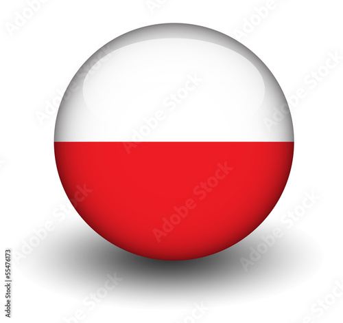 Obraz na płótnie flag poland w salonie