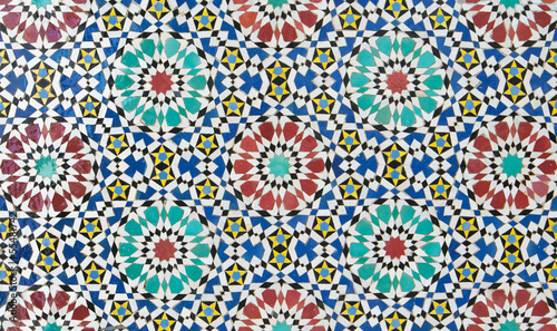 moroccan vintage tile background