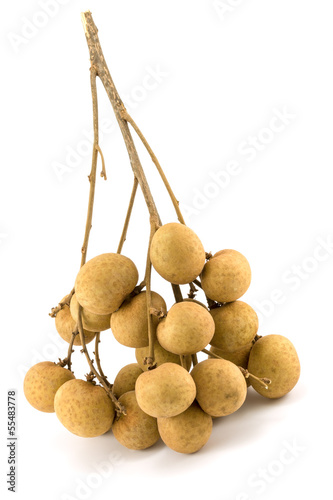 longan isolated on a white background