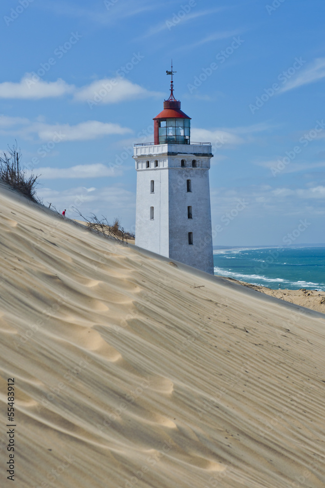 Lighthouse on a Sand Dune