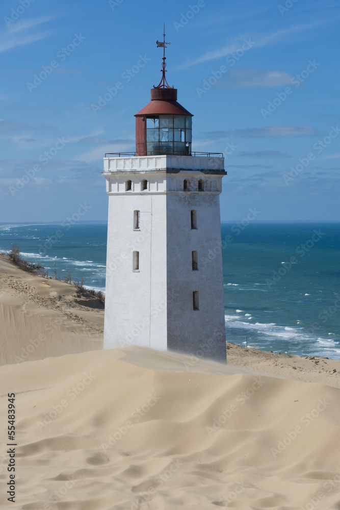 Lighthouse on a Sand Dune