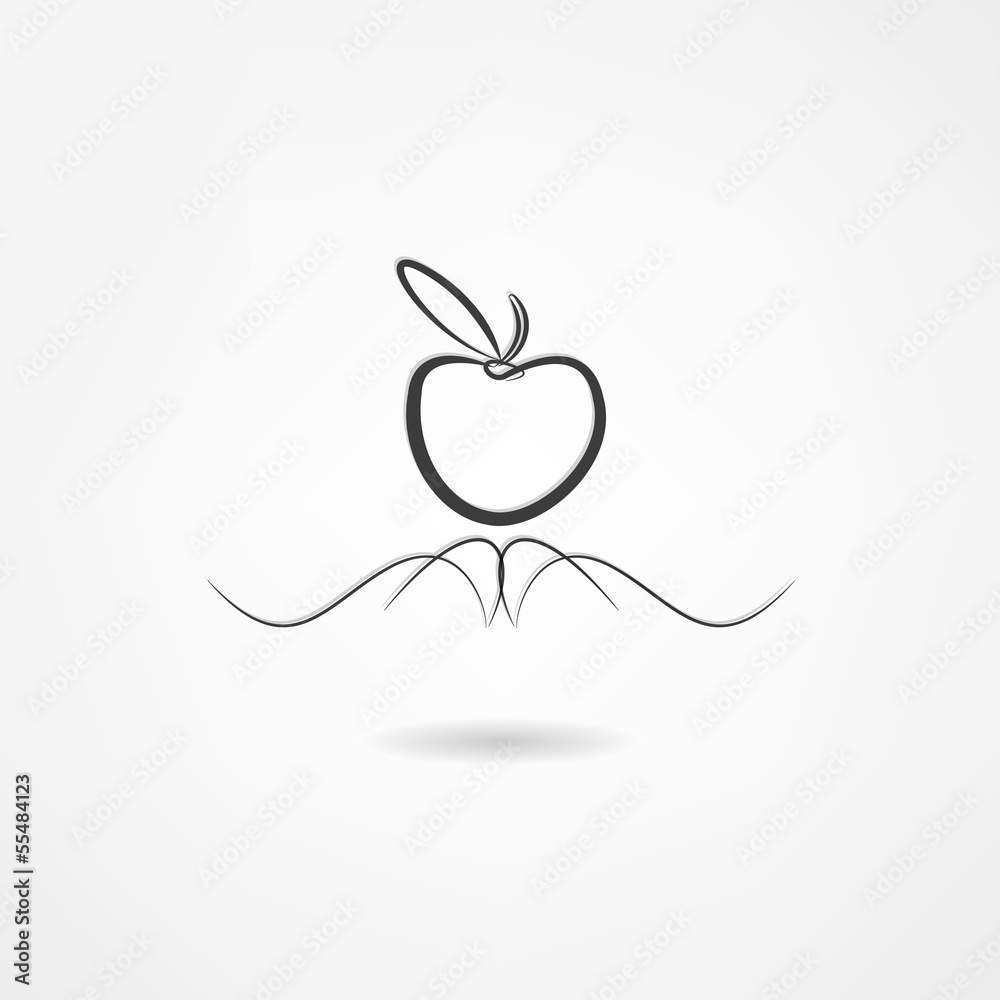 Obraz premium apple icon