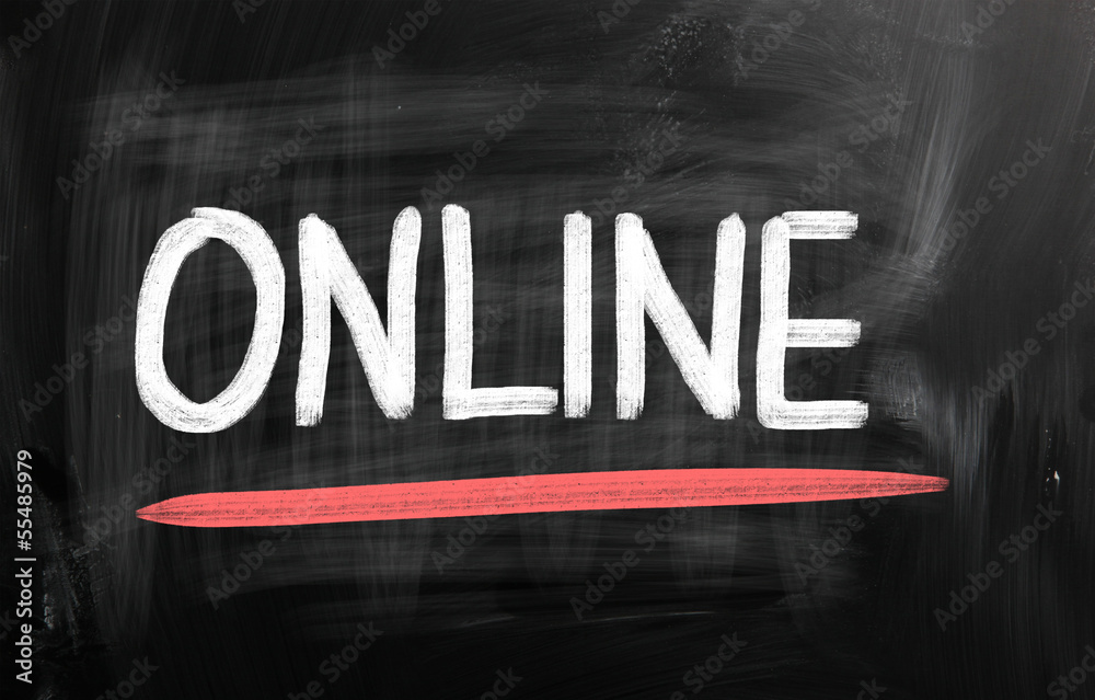 Advertising Concept Handwritten With Chalk On a Blackboard