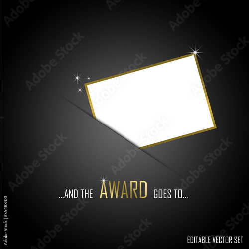 AWARD editable vector set