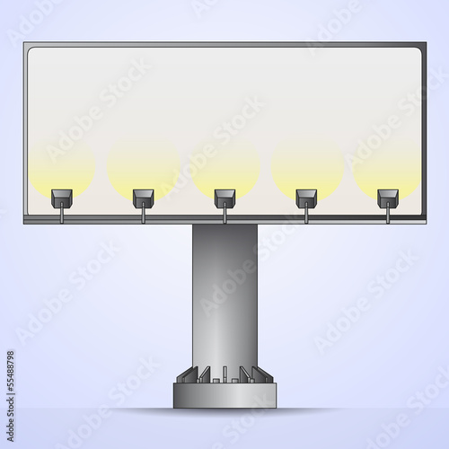 front billboard vector drawing
