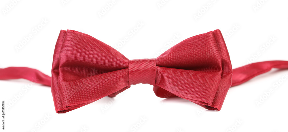 Red bow tie. Red bow tie.