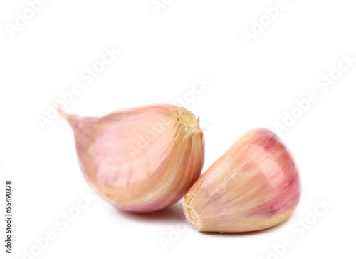 Cloves of garlic.