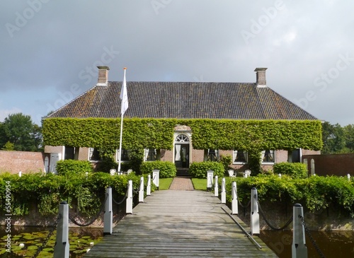 Verhildersum castle in Leens in Groningen photo