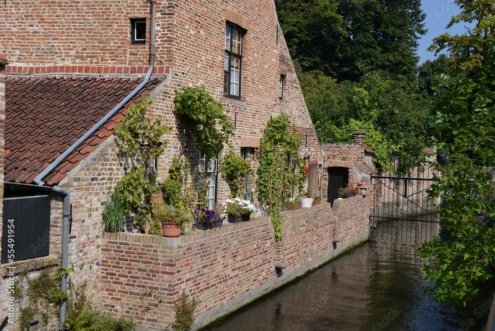 A view at Bruges. A view at Bruges.