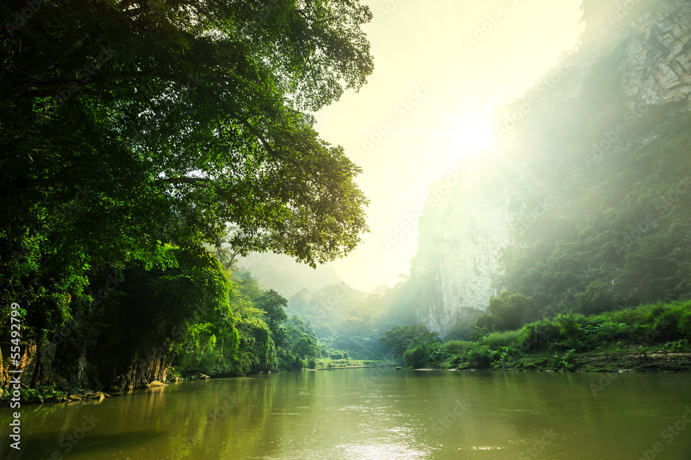 Fototapeta Tropikalna rzeka