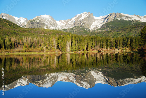 Sprague lake, Rocky Mountain National Park, CO, USA © PlanetEarthPictures