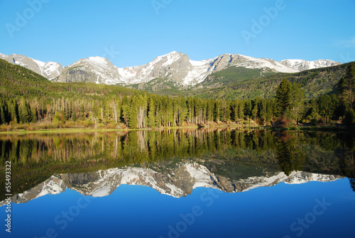Sprague lake  Rocky Mountain National Park  CO  USA