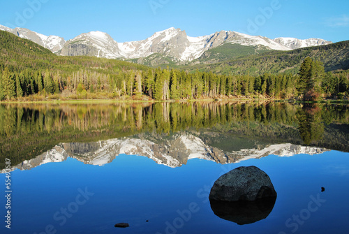 Sprague lake, Rocky Mountain National Park, CO, USA photo