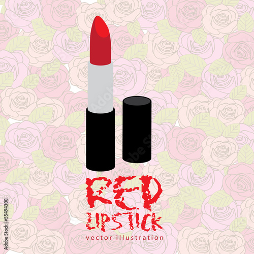 red lipstick