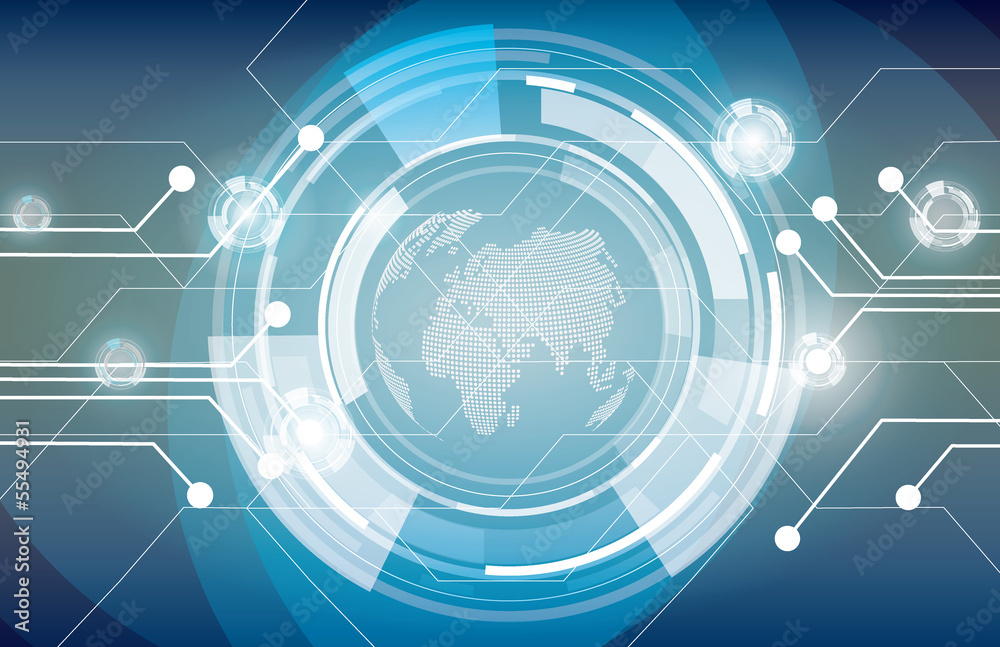 Abstract technology background design map. Abstract technology background design map.
