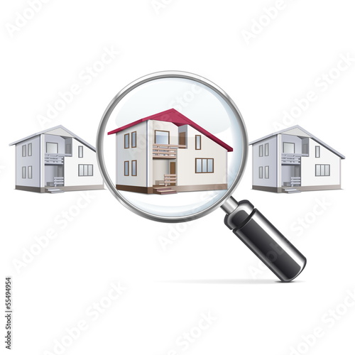 Vector House with Lens