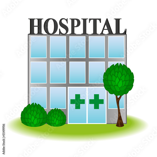 Vector icon hospital