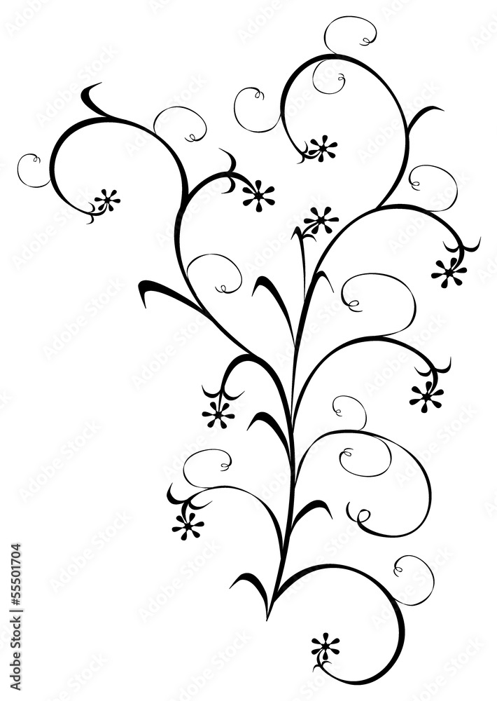 Floral design - vector illustration.