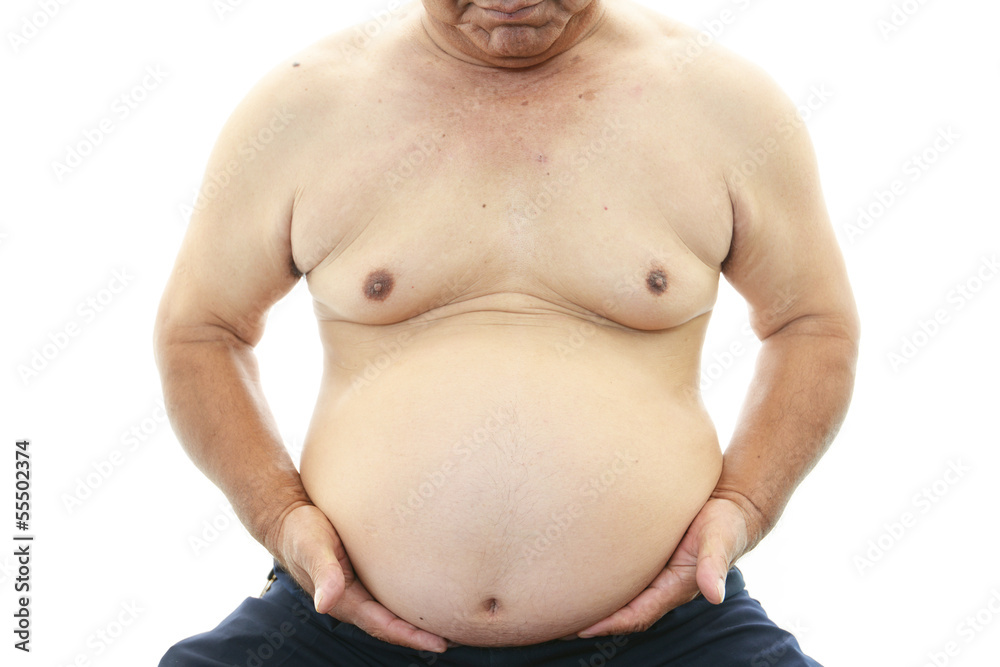 肥満気味の男性 肥満気味の男性