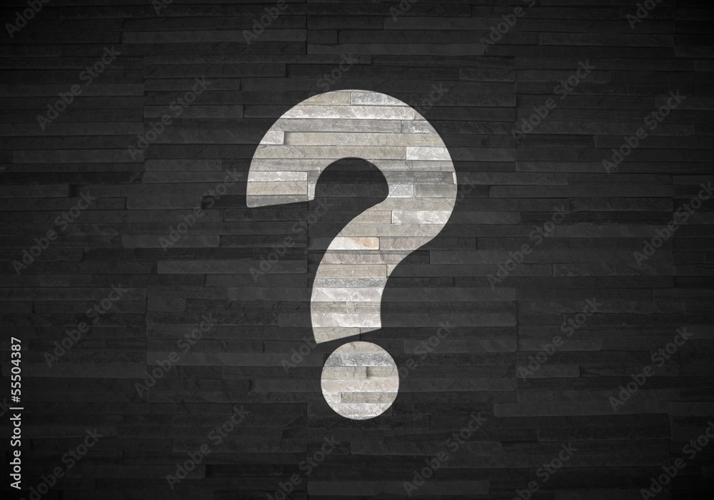 question sign on noble stone texture question sign on noble stone texture