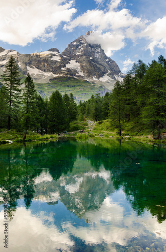 Mount Cervino and Blue Lake, Aosta Valley © Marco Saracco